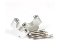 Torretas Manillar Elevadores Manillar Delantero Trasero Motocicleta Abrazaderas elevadores Manillar Accesorios para R1200R 2014-2016 Manillar Motocicleta(Just Heighten-Silver)