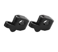 Torretas Manillar Elevadores Manillar Motocicleta extensión Trasera para Triumph para ATV 22 mm 25 28 Manillar Motocicleta(25mm Black)