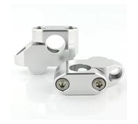 Torretas Manillar Elevadores Manillar Motocicleta para Bajaj para Dominar 250 para 400 2017-2024, Accesorios para Motocicletas Manillar Motocicleta(Silver)
