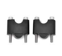 Torretas Manillar Kit adaptadores elevación Manillar Motocicleta Accesorios para Ducati 696 796 795 1100 Manillar Motocicleta(Black)