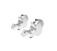 Torretas Manillar Montaje Abrazadera Elevación Elevador Manillar Apto para XADV750 para XADV para X-ADV 750 para ADV 160 150 350 para ADV160 para ADV150 para ADV350 Elevador Manillar Moto(Plata)