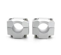 Torretas Manillar Motocicleta Para África Para Twin Para CRF1000L Para Adventure 2016 2017 2018 2019 Adaptadores Altura Para Elevadores Manillar Delantero Motocicleta Abrazadera Manillar(Silver)