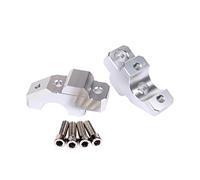Torretas Manillar Motocicleta Para YAMAHA para Tracer 900 GT Tracer900 900GT FJ09 FJ 09, manillar de motocicleta, abrazadera de montaje de barra elevadora Elevador Manillar Moto (Color : B-Silver)