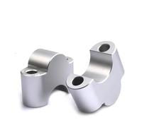 Torretas Manillar para Benelli para TRK702X 2023 2024 Repuestos Accesorios Motocicleta Elevador Manillar Abrazadera Montaje Manillar Motocicleta(A Just Height-Silver)