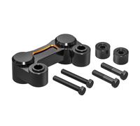 Torretas manillar Para Road Para Glide Para FLTRX 2015-2024 Para Softail Para Standard Para FXST 107 2020-2024 Elevador De Manillar De Motocicleta De 2,5" Placa Retroceso 1,5"