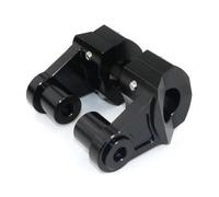 Torretas Manillar para XV1700 para XVS 950 para Royal para Star Manillar Motor 25,4 mm Abrazaderas Montaje Barra Gruesa Elevadores Accesorios Motocicleta Manillar Motocicleta(Black)