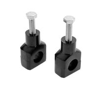 Torretas Manillar Tornillos Montaje manillares Motocicleta elevadores Manillar Abrazaderas modificación Accesorios Motocicletas Manillar Motocicleta(Black)