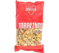 Torreznos de Aperitivos Castillo: Bolsa de 800g de Cortezas de Cerdo con Sabor a Barbacoa - Crujientes y Sabrosos - Snack Adictivo para Compartir en Eventos - Cortezas de Cerdo para Aperitivos