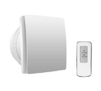 Torribala Extractor de Aire de Alta Velocidad de 4 Pulgadas para Inodoro, Cocina, Baño, Colgante, Pared, Ventana, Extractor con Control Remoto