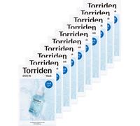 Torriden DIVE-IN Mascarillas faciales de ácido hialurónico de baja molécula 10EA - Hojas 100% celulosa para pieles sensibles y secas sin perfume sin alcohol sin colorantes | vegano limpio sin crueldad