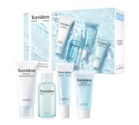 Torriden DIVE IN - Kit de prueba | Kit de cuidado diario de la piel con infusión de ácido hialurónico - Régimen de 4 pasos con limpiador de espuma, tónico facial, suero y crema | Set de cuidado de la