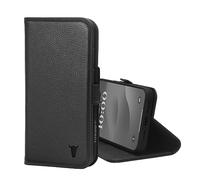 TORRO Funda Compatible con iPhone 15 Pro MAX - Funda Tipo Cartera de Cuero Premium con Soporte y Ranuras para Tarjetas (Compatible con los Cargadores Oficiales MagSafe) - Negro