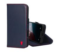 TORRO Funda Compatible con iPhone 16 Pro MAX - Funda Tipo Cartera de Cuero Premium con Soporte y Ranuras para Tarjetas (Compatible con Cargadores MagSafe Oficiales) - Azul