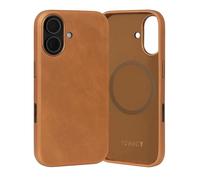 TORRO Funda Compatible con iPhone 17 6.3" 2025 - Funda Bumper Fina de Cuero Premium, Compatible con MagSafe (Marrón Claro)