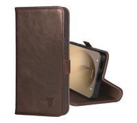 TORRO Funda de Cuero Compatible con Samsung Galaxy S26+ Plus 5G 2026 - Funda de Cuero Premium Tipo Billetera con Soporte y Ranuras para Tarjetas (Marrón Oscuro)