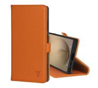 TORRO Funda de Cuero Compatible con Samsung Galaxy S26 Ultra 5G 2026 - Funda de Cuero Premium Tipo Billetera con Soporte y Ranuras para Tarjetas (Naranja)