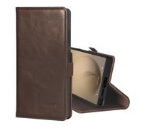 TORRO Funda de Cuero Compatible con Samsung Galaxy S26 Ultra 5G 2026 - Funda de Cuero Premium Tipo Billetera con Soporte y Ranuras para Tarjetas (Marrón Oscuro)