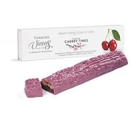 Torrons Vicens - Turrón Cherry Times - Ganache de Cerezas con Praliné de Nyueces Pecanas - 300 Gramos