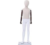 Torso Child Mannequin Torso, 4-8 Years Old Boy Girl Clothing Display Props, Shop Window Whole Body Dummy Manikin(F)