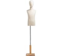 Torso de maniquí de costura, maniquí de niño, maniquí de altura ajustable de 70 a 145 cm(B,4 years old)