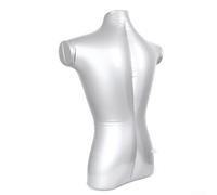 Torso de maniquí masculino inflable portátil de PVC para exhibición de ropa y accesorios, modelo de medio cuerpo perfecto para minoristas, ferias comerciales y exposiciones