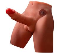 Torso Realista de Hombre para Sexo | Penetración con thrusting y vibración