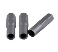 TorSor Paquete de 3 adaptadores de puntas de destornillador estándar de 6,35 mm de exterior al sistema de 4 mm interior de micro broca hexagonal para adaptador de herramientas eléctricas manuales,