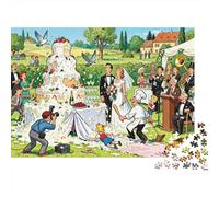 Torta de Boda Avalancha Puzzle De Madera Impermeable DIY Puzzles De 1000 Piezas Regalos para Adultos Imposible Rompecabezas Decoración del Hogar