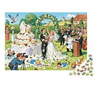 Torta de Boda Avalancha Puzzle De Madera Impermeable Puzzles De 1000 Piezas para Adultos Divertido Rompecabezas Juegos Desafiantes