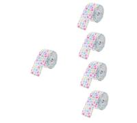 Torta de cinta de papel de embalaje de mariposa, 5 rollos de cinta de Pascua, cintas coloridas for manualidades, cinta de satén, cinta for bodas, decoración de pasteles, cinta de conejito de Pascua, s