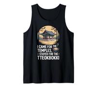Tortas de arroz picantes Coreanas, Divertido tteokbokki y Amante del Templo Camiseta sin Mangas