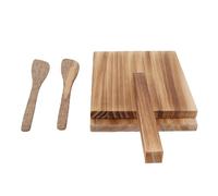 Tortilla Press Wood Multifunction Nonslip Wooden Handle Fine Workmanship Dough Pressing Tool for Making Dumplings Wrappers Biscuits and Tortillas Log Wood Carbonized Square