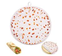 Tortilla Wärmer - isolierter Stoff mikrowellengeeignet | TortillawärmerbeutHalter Bis, Pfannkuchen Mikrowellen Tortilla Wärmetasche - Für Partys Catering Buffets Veranstaltungen Pizza Kochen Küche