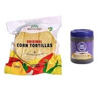 Tortillas mexicanas auténticas con nixtamal 500 g vegano, sin OGM, sin gluten y pasta de tamarindo, 100% natural, 200 g