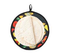 Tortillas Warmer Bag - 12 Inch | Reusable Microwavable Heat Retention Pouc