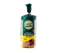 Tortitas de Arroz con Sésamo 200g - Sin Gluten - Ligeras y Crujientes - Biocop