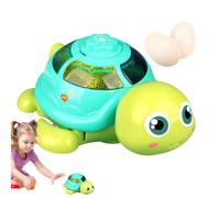Tortoise Crawling Toy, cognitivo para niños, Educational Toy, Cartoon Turtle Toy, Moving Egg-laying Tortoise Toy with Lights and Sounds, Educational Cognitive Toy for Preschoolers