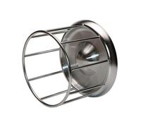 Tortoise Feeding Bowl, Stainless Steel Reptile Feeding and Water Bowl, For Tortoises Lizards Sea Turtles Chameleons, Ďurable Easy Clean, 1 Ɓowl (Please Specify OPP Bag Packaging When Ordering)