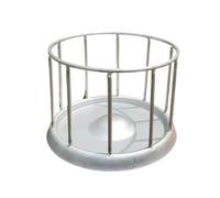 Tortoise Food Dish - 5 Inch Stainless Steel Feeding Bowl | Reptile Feedings Basin - Spill Proof Pet Food & Water Dish for Tortoises Lizards and Reptiles Safe Durable Hygienic Feeding & Bathing Use