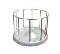 Tortoise Food Dish, Stainless Steel Reptile Tray Terrarium Bowls, Rust-Proof Pet Dispenser, Food Alimentador para Bearded Dragon, Tortoise Habitat Accessories, 2,95 x 2,48 pulgadas