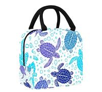 Tortoise Under Water World - Bolsa de almuerzo para mujer, bolsa térmica de apertura ancha, impermeable, a prueba de fugas, organizador de almuerzo térmico