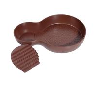 Tortoise Water Bowl, Anti-Slip Turtle Bathing Pool, Reptile Water Dish for Gecko, Snake, and Bearded Dragon, Durable Aquarium Ornament and Habitat Accessory