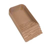 Tortoise Water Bowl, Square Reptile Pool Tub, Non-Slip Feeding Dish with Ramp, 27x14x6.5cm/10.63x5.51x2.56 Inches Ideal for Turtles, Tortoises, Lizards, Horn Frogs Abs
