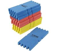 TORTUE - Plioir Rectangulaire - 4 Bleus, 3 Rouges, 3 Jaunes - 15X6,5cm - Aa0021000