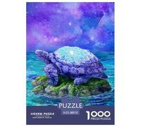 Tortuga 1000 Piezas Rompecabezas Juego De Familia Clásico Maravilloso Puzzle Desafío De Color para Regalos De Viaje, Presente 52x38cm/1000pcs