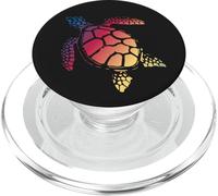 Tortuga Arte Colorido Mar Reptil Naturaleza PopSockets PopGrip para MagSafe