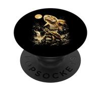 Tortuga Aullando a la Luna Meme PopSockets PopGrip Adhesivo