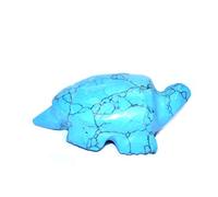 Tortuga de 23.5 quilates - Piedra preciosa tallada a mano turquesa Santa Rosa de 0.67 x 1.10 pulgadas-B07PS6Z2MRNAMZ, S, Gema