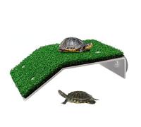 Tortuga de depósito de tortuga, plataforma de recipientes de tortugas con taza de succión de hasta 2 kg de resina Tortuga escalera Terrace descansando Accesorios de tanque de tortuga para tortuga de