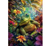 Tortuga De JardíN Puzzle 2000 Piezas, Rompecabezas Adultos Puzzle, 3D Un Rompecabezas, Desafiante Puzzles de Decoración Juego de, Juego Educativo para Toda la Familia, para Regalo Decoración FNKL7-548